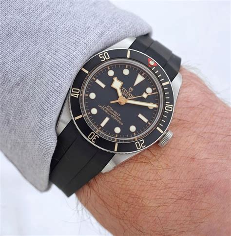 tudor black bay rubber strap|tudor black bay 58 straps.